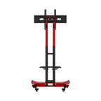 Support TV pivotant universel pour téléviseurs de 32 à 80 pouces, support TV de table réglable en hauteur avec inclinaison, VESA max 600x400mm
